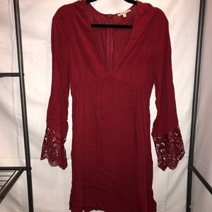 Charlotte Russe Red Babydoll Dress